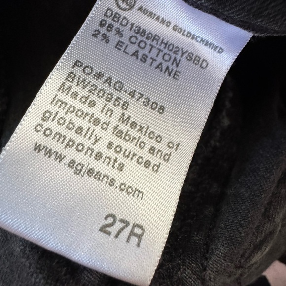 AG-ED Adriano Goldschmied The Legging Ankle Super Skinny Women's 27R Black Jeans - Picture 5 of 7